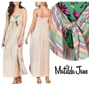 Matilda Jane striped No Baggage maxi dress